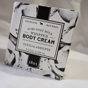 Beekman 1802 Vanilla Absolute 8oz Whipped Body Cream Made in the USA